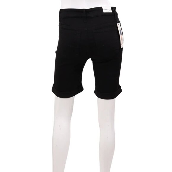 NEW Parasuco Knit Denim Shorts | Black - Picture 2 of 3